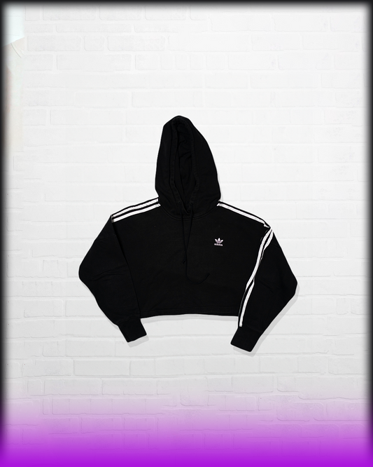 VINTAGE ADIDAS CROPPED HOODIE