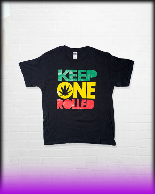 KEEP ONE ROLLED GRAPHIC TSHIRT