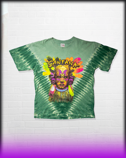 VINTAGE TIE DYE SANTANA T-SHIRT