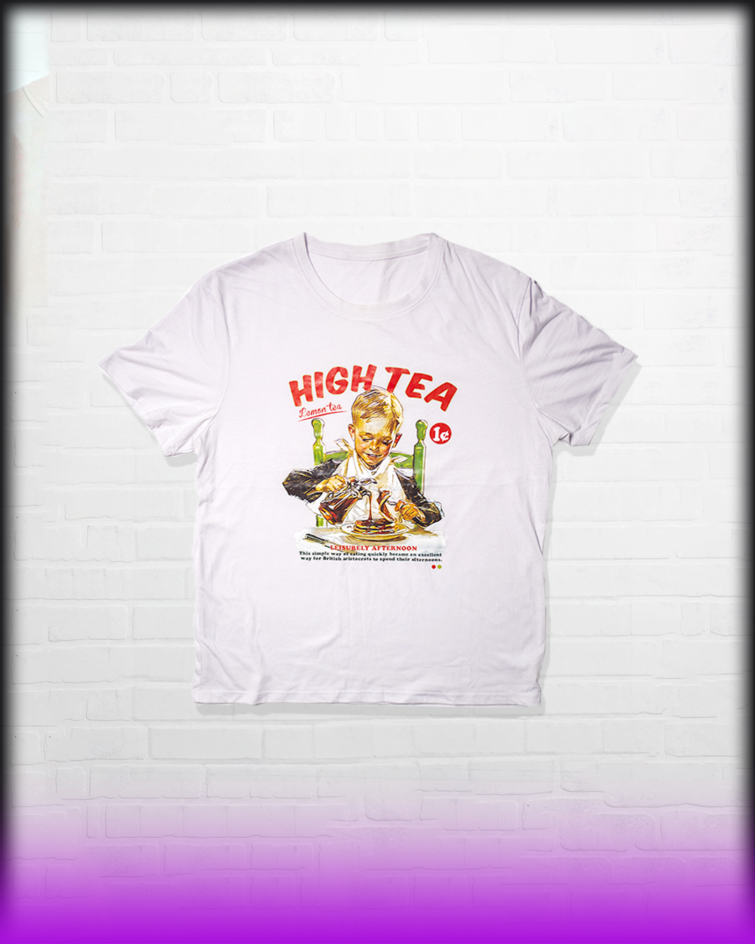 HIGH TEA GRAPHIC TSHIRT