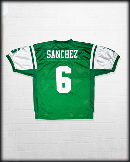 VINTAGE MARK SANCHEZ NFL JERSEY NEW YORK JETS