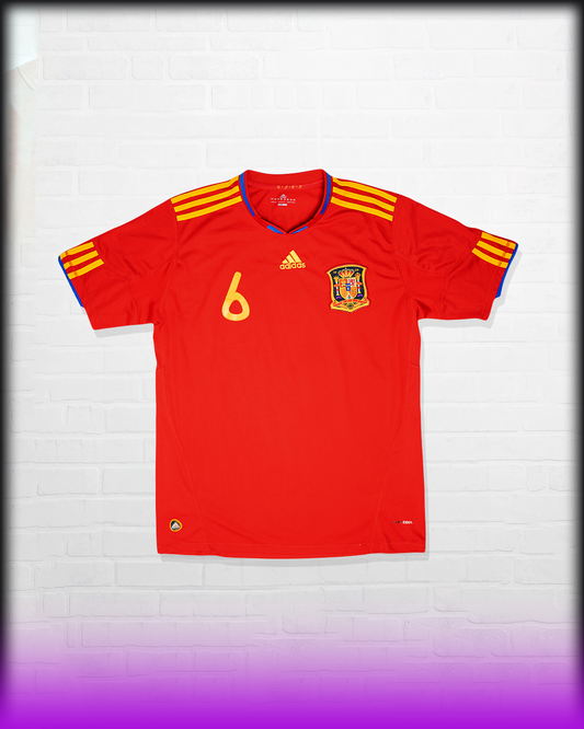 ANDRES INIESTA SPAIN HOME JERSEY 2010