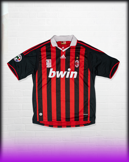 RONALDINHO AC MILAN HOME JERSEY SPECIAL EDITION MALDINI 2009/2010