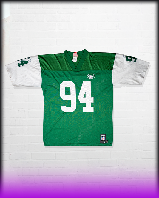 VINTAGE ABRAHAM NFL JERSEY NEW YORK JETS